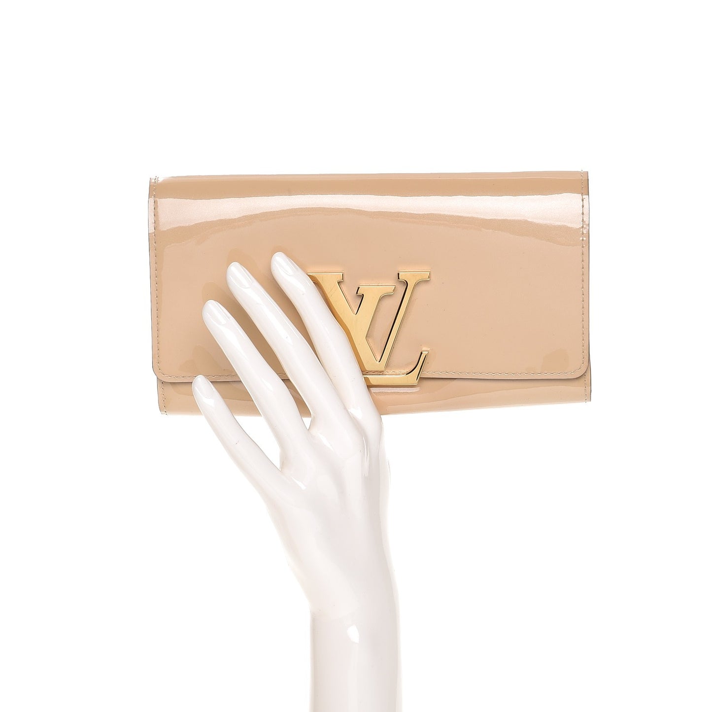 Patent Louise Wallet Nude