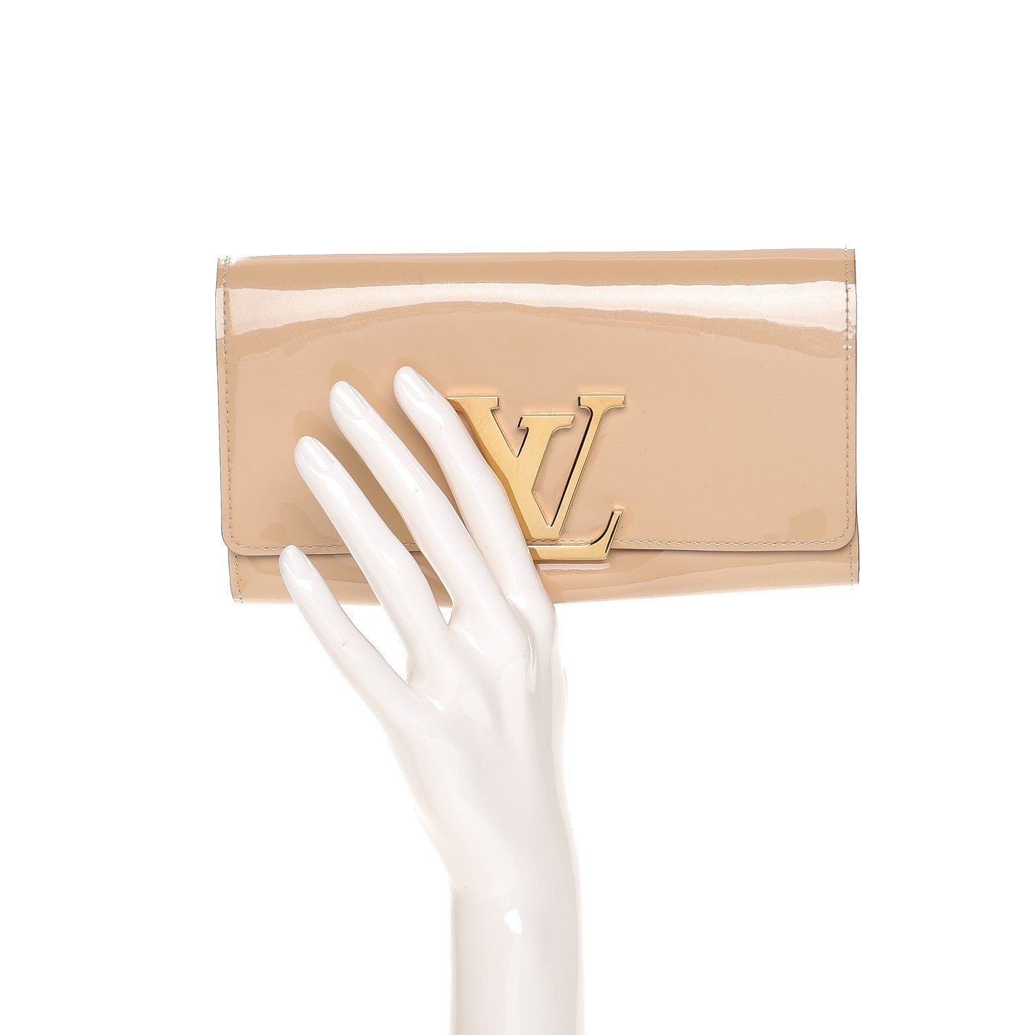 Louis Vuitton Patent Louise Wallet Nude 2 of 10