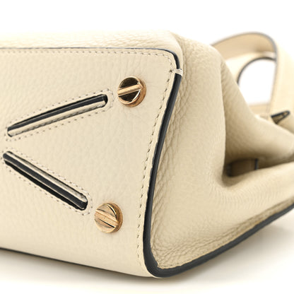 Valentino Garavani Pebbled Calfskin Small Joylock Satchel Ivory 10 of 10