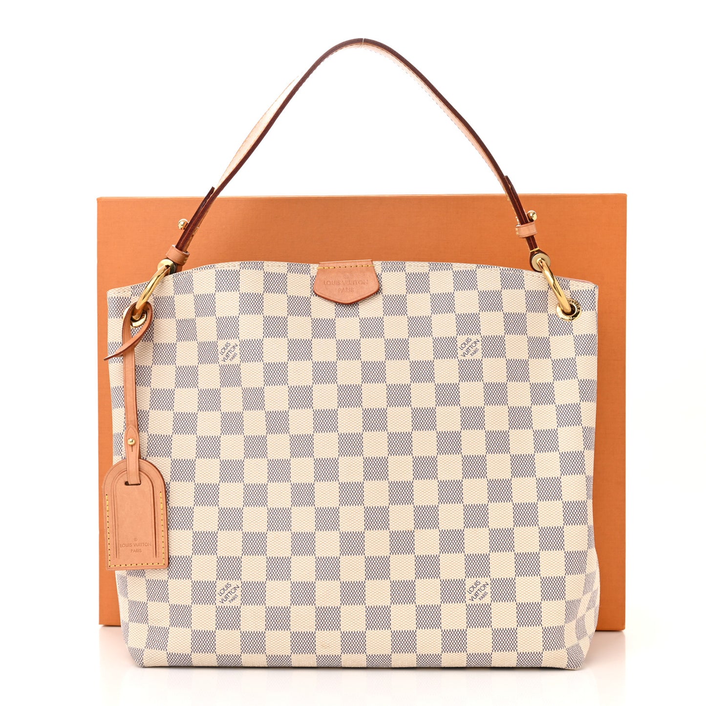Damier Azur Graceful PM Rose Ballerine