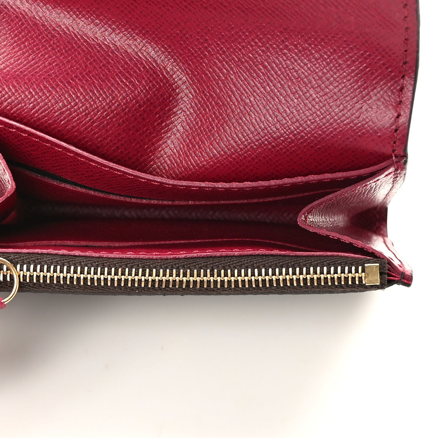 Monogram Rosalie Coin Purse Fuchsia