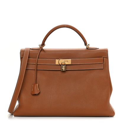 Hermes Togo Kelly Retourne 40 Gold 1 of 22