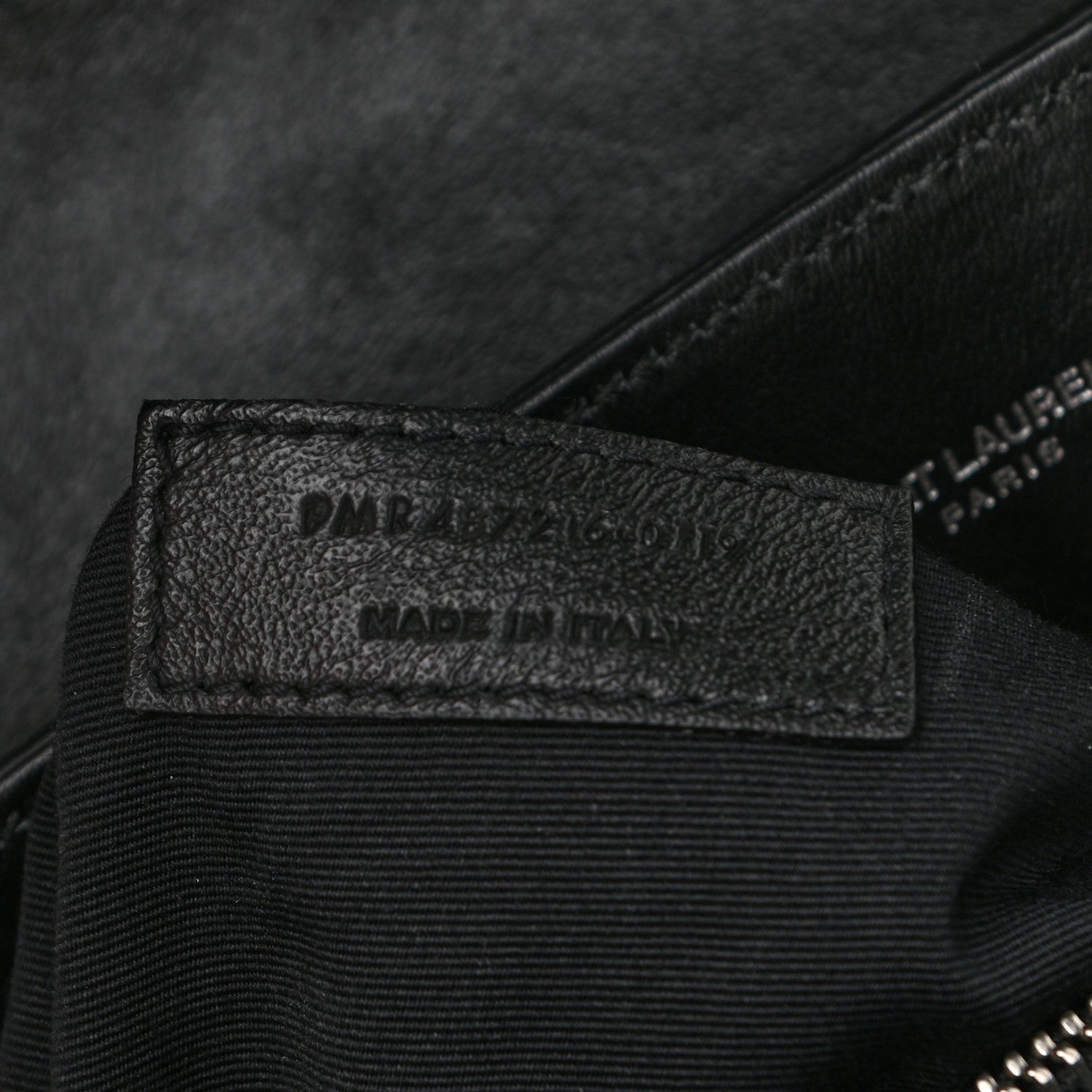 Saint Laurent Calfskin Y Quilted Monogram Medium Loulou Chain Satchel Black 8 of 12