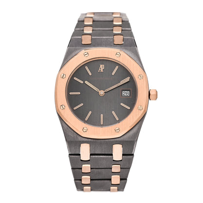 Audemars Piguet Tantalum 18K Rose Gold 33mm Royal Oak Quartz Watch Grey 56175TR.OO.0789TR.01 1 of 4