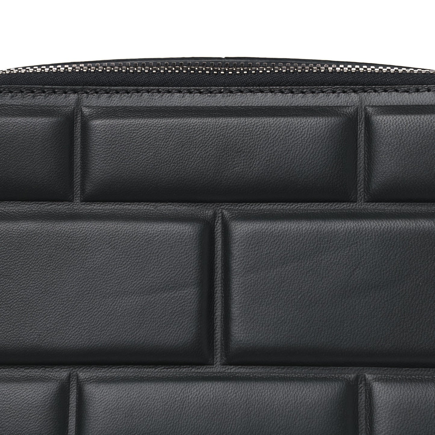Embossed Nappa Crossbody Bag Black