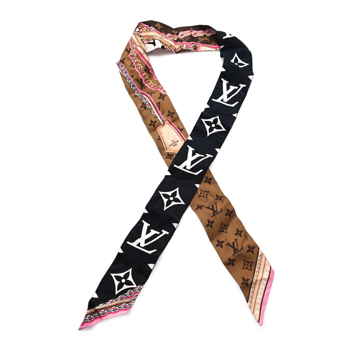Silk Ultimate Monogram BB Bandeau Black