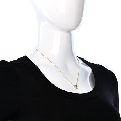 Tiffany 18K Yellow Gold Diamond Small Paloma Picasso Loving Heart Pendant Necklace 3 of 6
