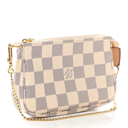 Louis Vuitton Damier Azur Mini Pochette Accessories 4 of 8