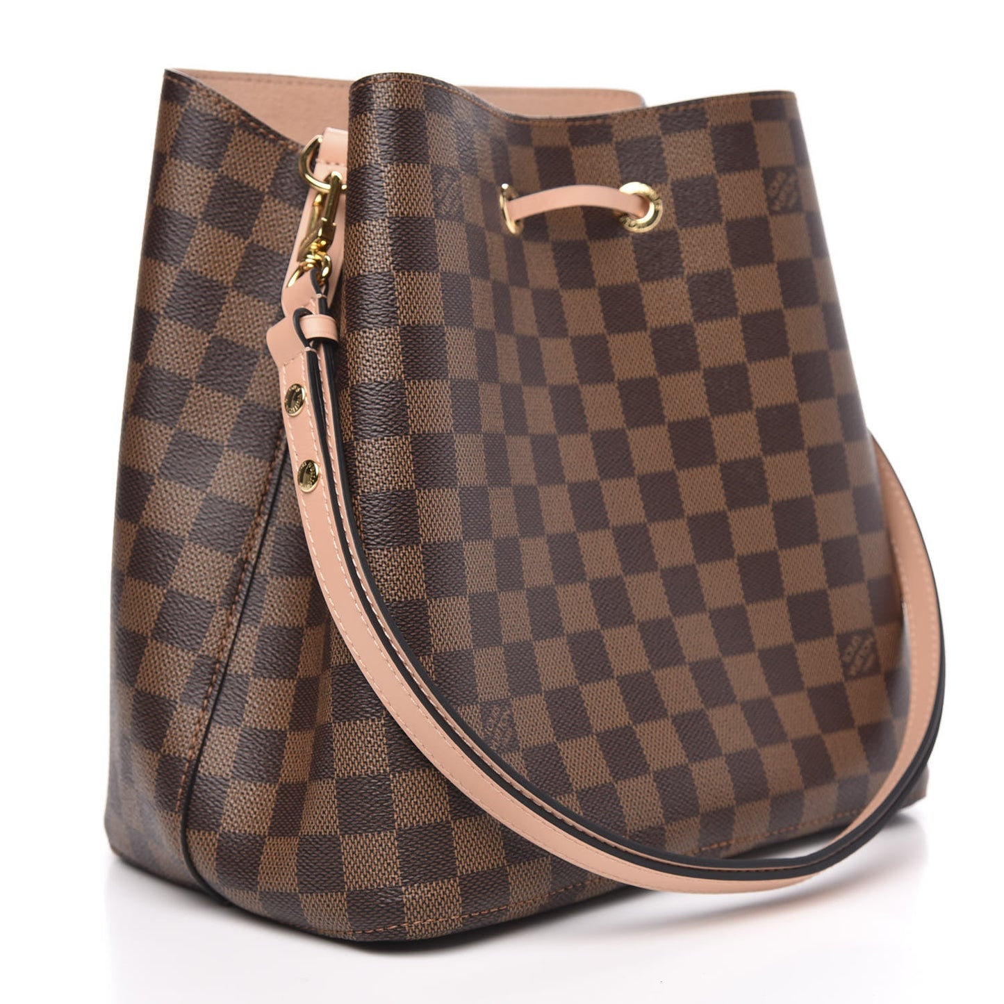 Damier Ebene Neonoe MM Venus Pink