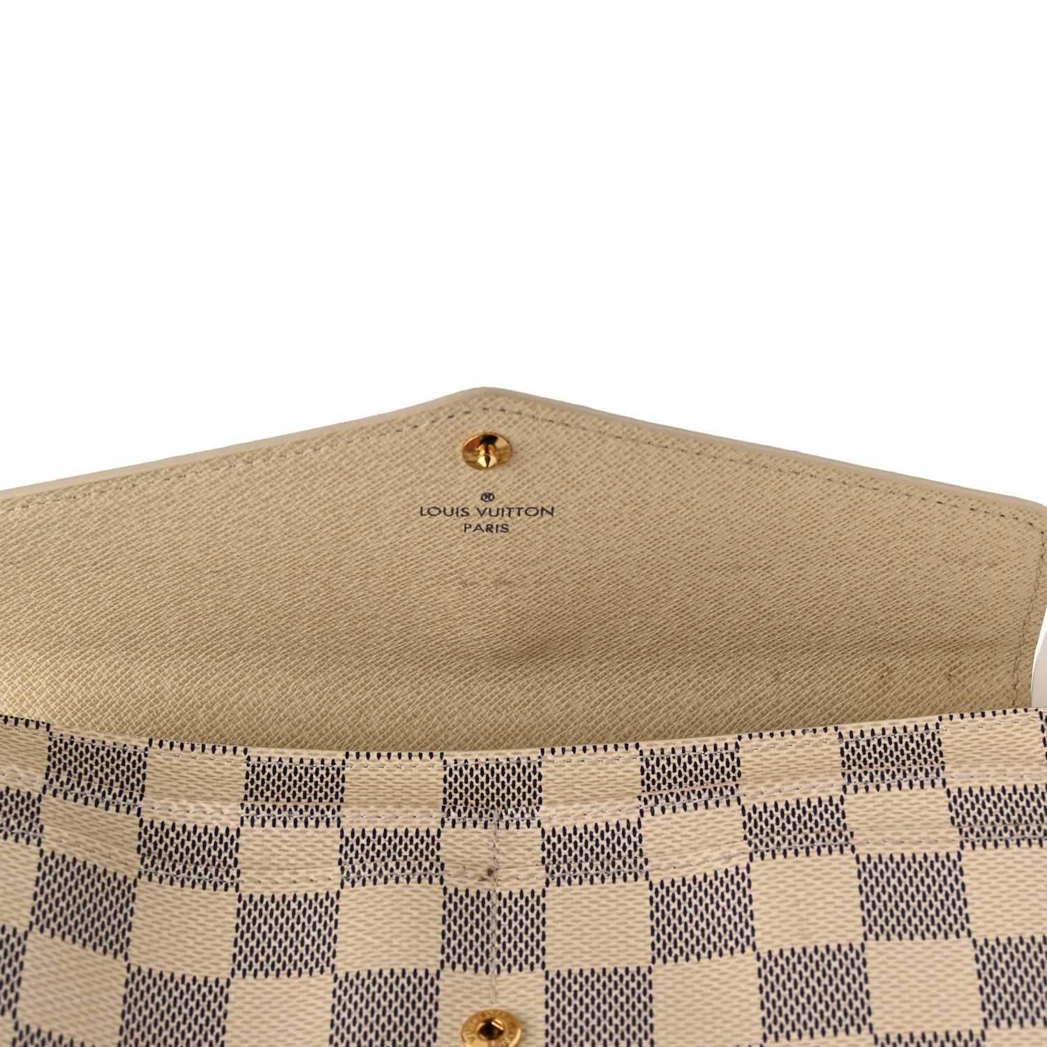 Louis Vuitton Damier Azur Sarah Wallet NM 7 of 12