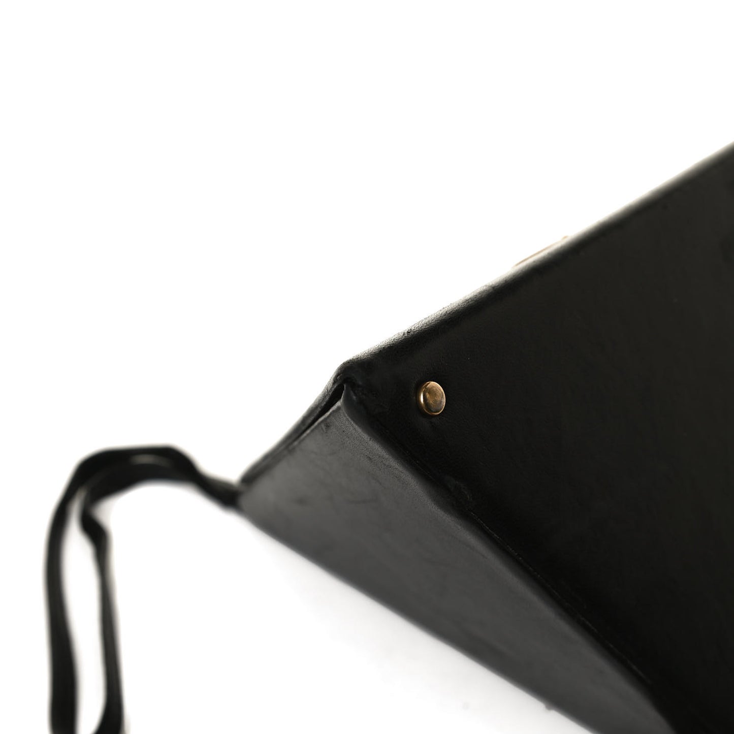 Lambskin Pyramid Clutch Black