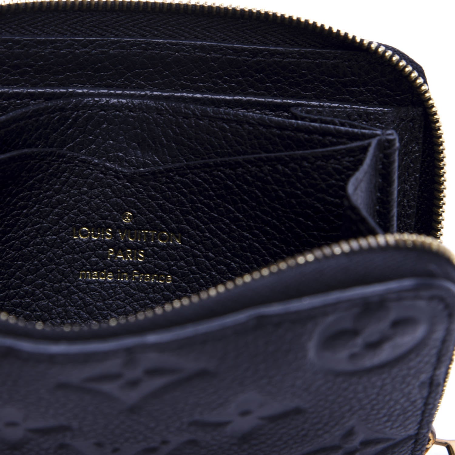 Louis Vuitton Empreinte Zippy Coin Purse Black 6 of 8