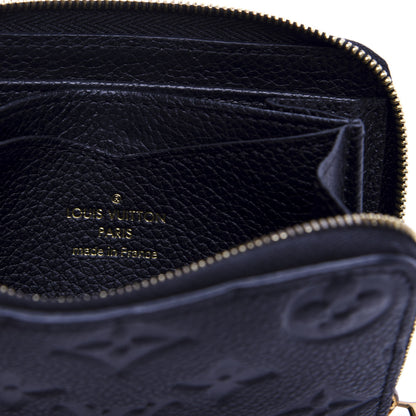 Louis Vuitton Empreinte Zippy Coin Purse Black 6 of 8