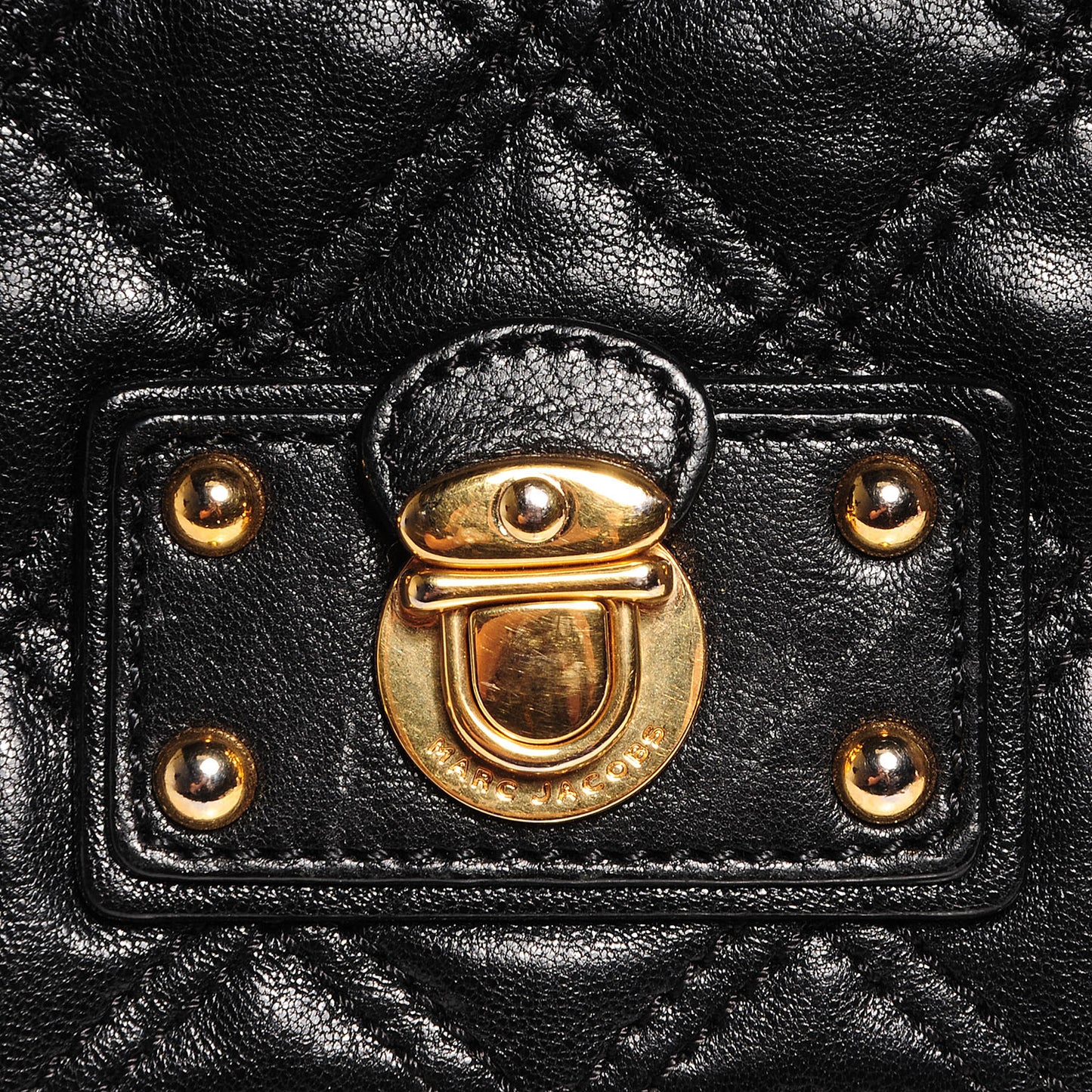 Lacquered Lambskin The XL Single Flap Black