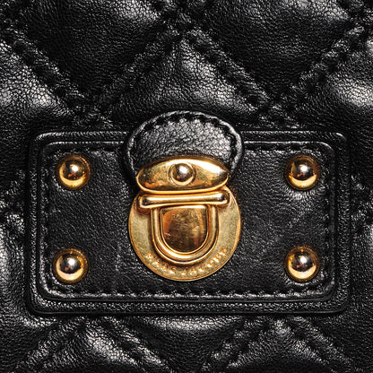 Marc Jacobs Lacquered Lambskin The XL Single Flap Black 11 of 12