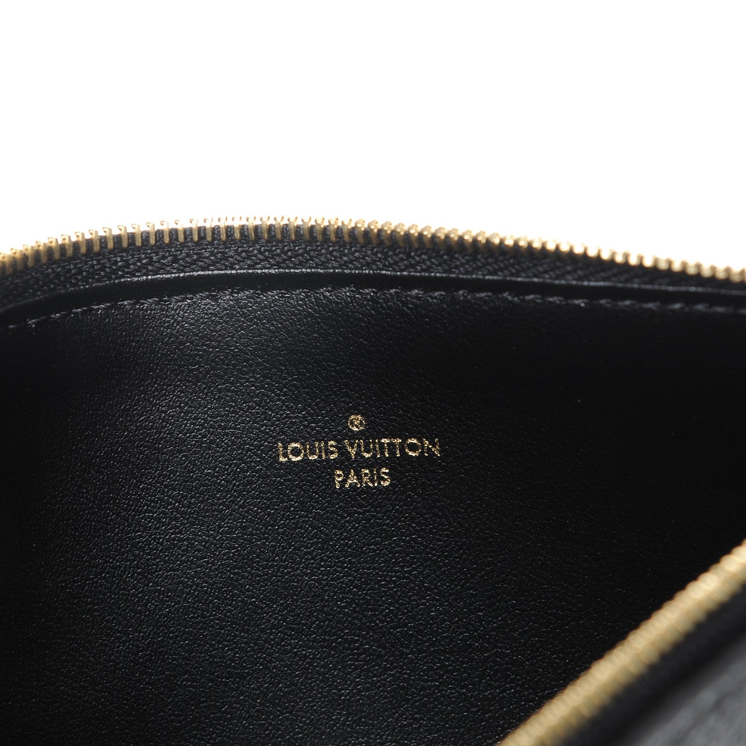 Louis Vuitton Empreinte Felicie Chain Wallet Zippered Insert Black 6 of 6