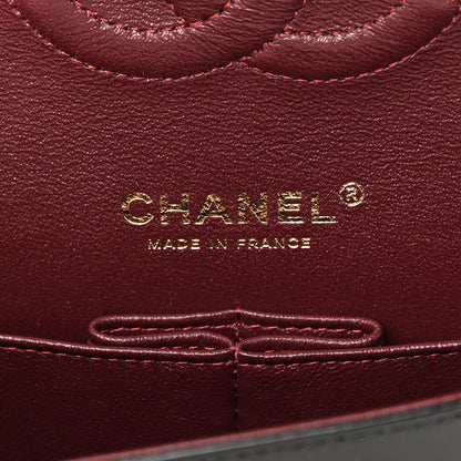 Chanel Lambskin Quilted Medium Double Flap Black 6 of 14