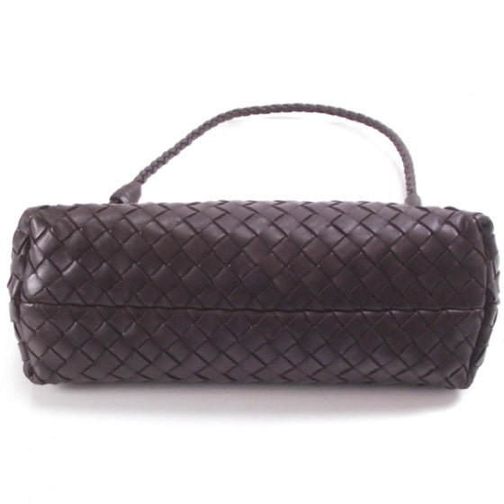 Leather Woven Handbag