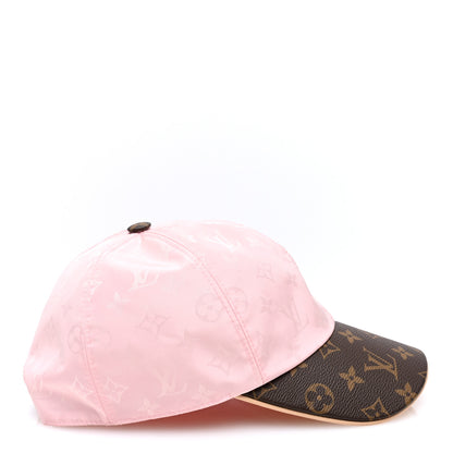 Louis Vuitton Polyester Silk Monogram LV Get Ready Cap L Pink 5 of 7