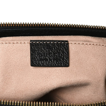 Gucci Textured Calfskin Web Small Ophidia Tote Bag Black 6 of 14