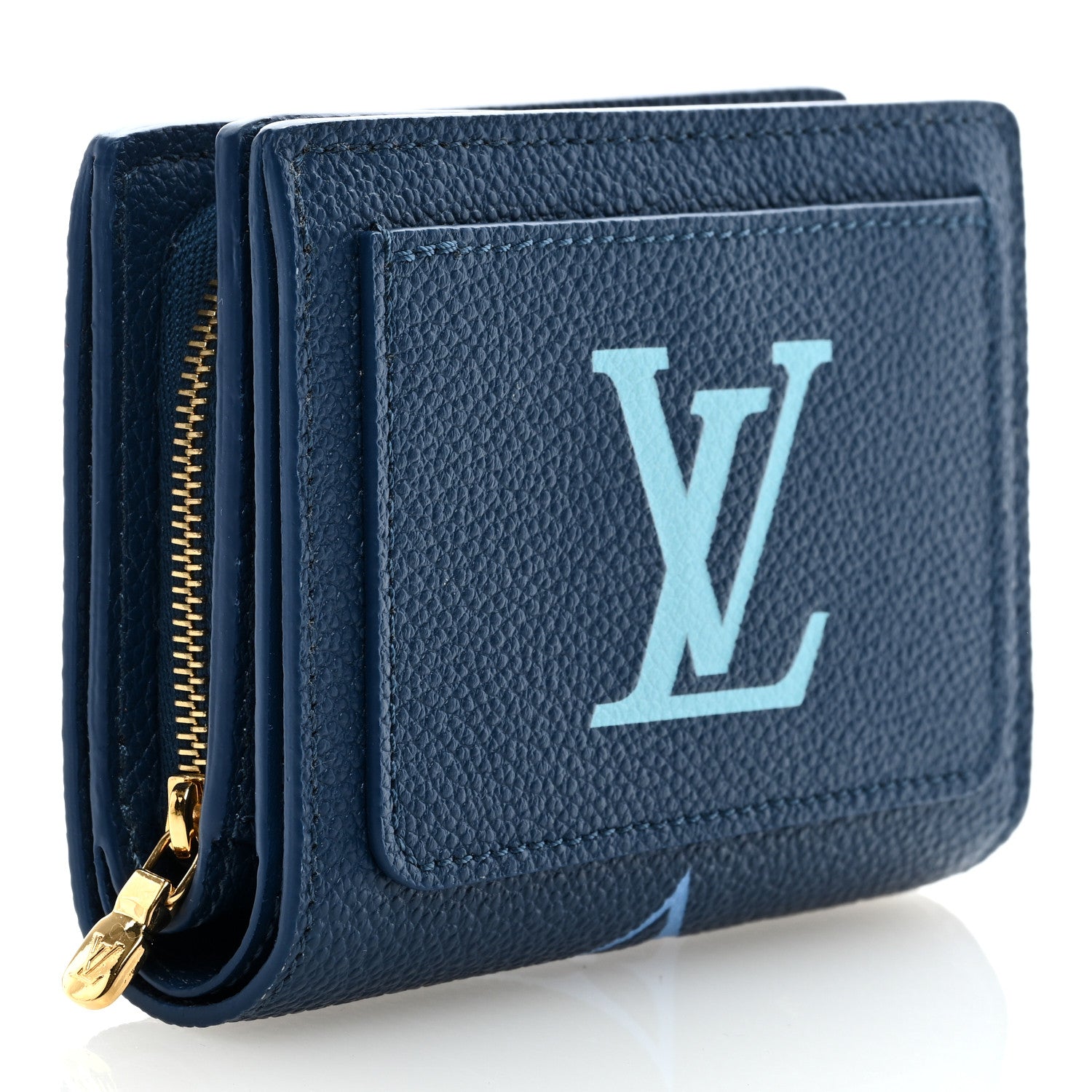 Louis Vuitton Empreinte Monogram Giant LV By The Pool Clea Wallet Gradient Blue 3 of 6