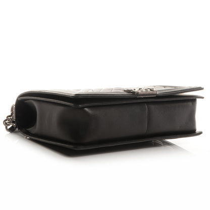 Chanel Lambskin Quilted Large Boy Flap Black 5 of 9