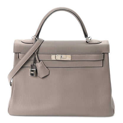 Hermes Togo Kelly Retourne 32 Gris Asphalte 1 of 10