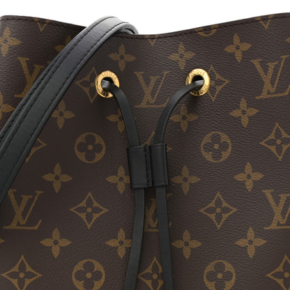 Louis Vuitton Monogram Neonoe MM Black 7 of 9