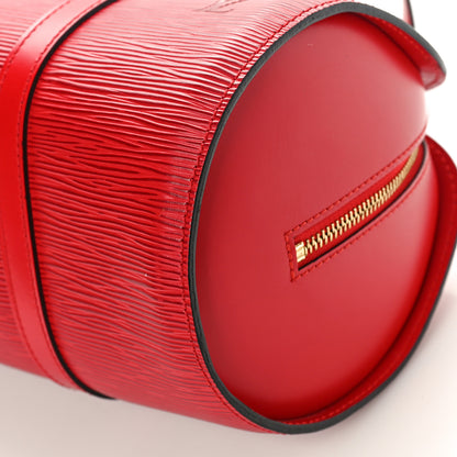 Louis Vuitton Epi Soufflot Castillan Red 9 of 10
