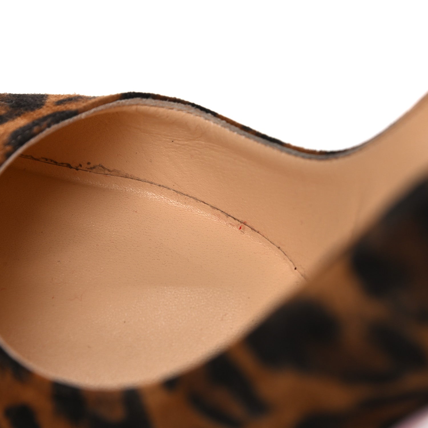 Christian Louboutin Veau Velours Pigalle Follies 100 Pumps 41 Leopard 13 of 14