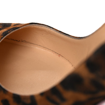Christian Louboutin Veau Velours Pigalle Follies 100 Pumps 41 Leopard 13 of 14