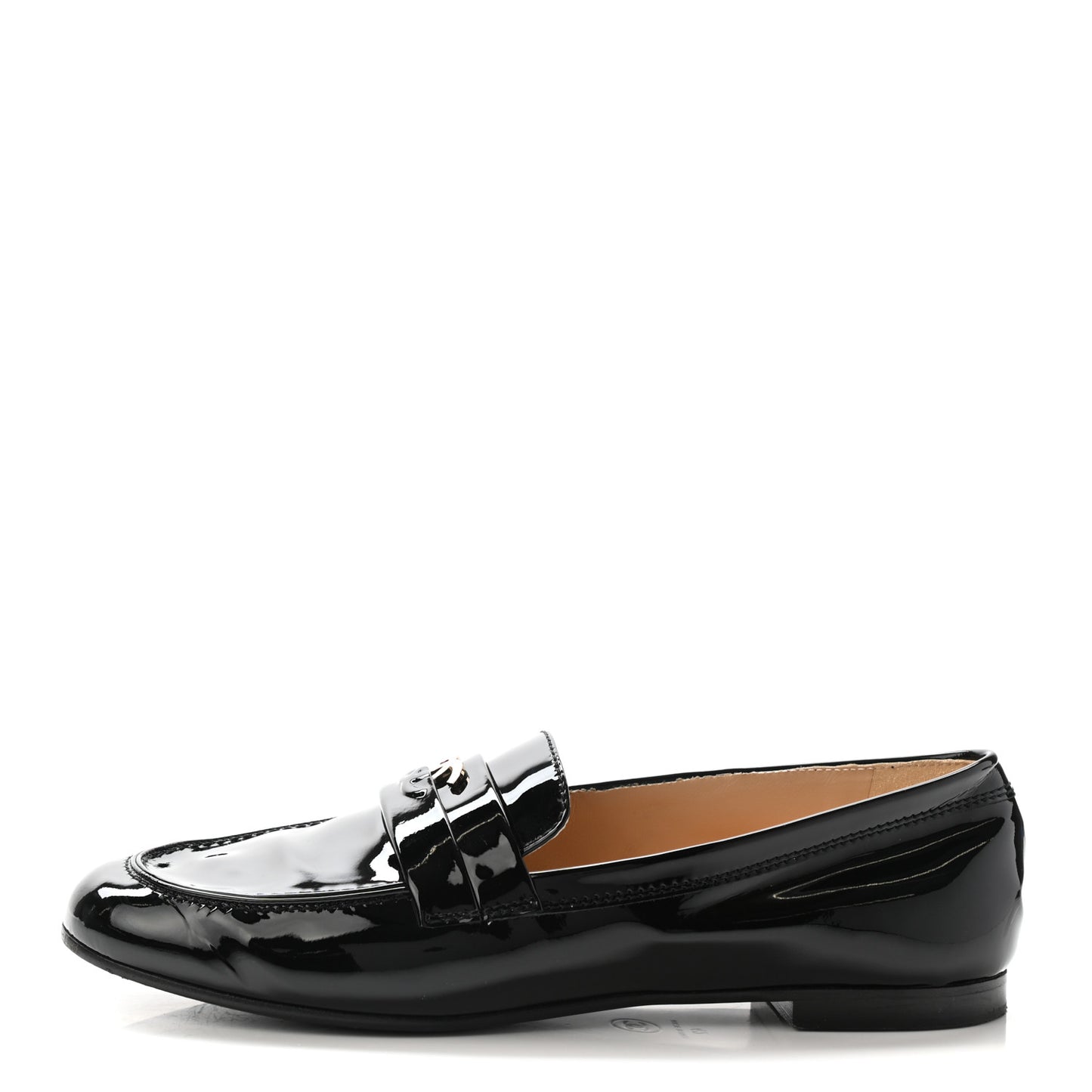 Patent CC Mocassin Loafers 42 Black