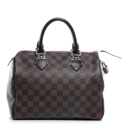 Louis Vuitton Damier Ebene Speedy 25 1 of 8