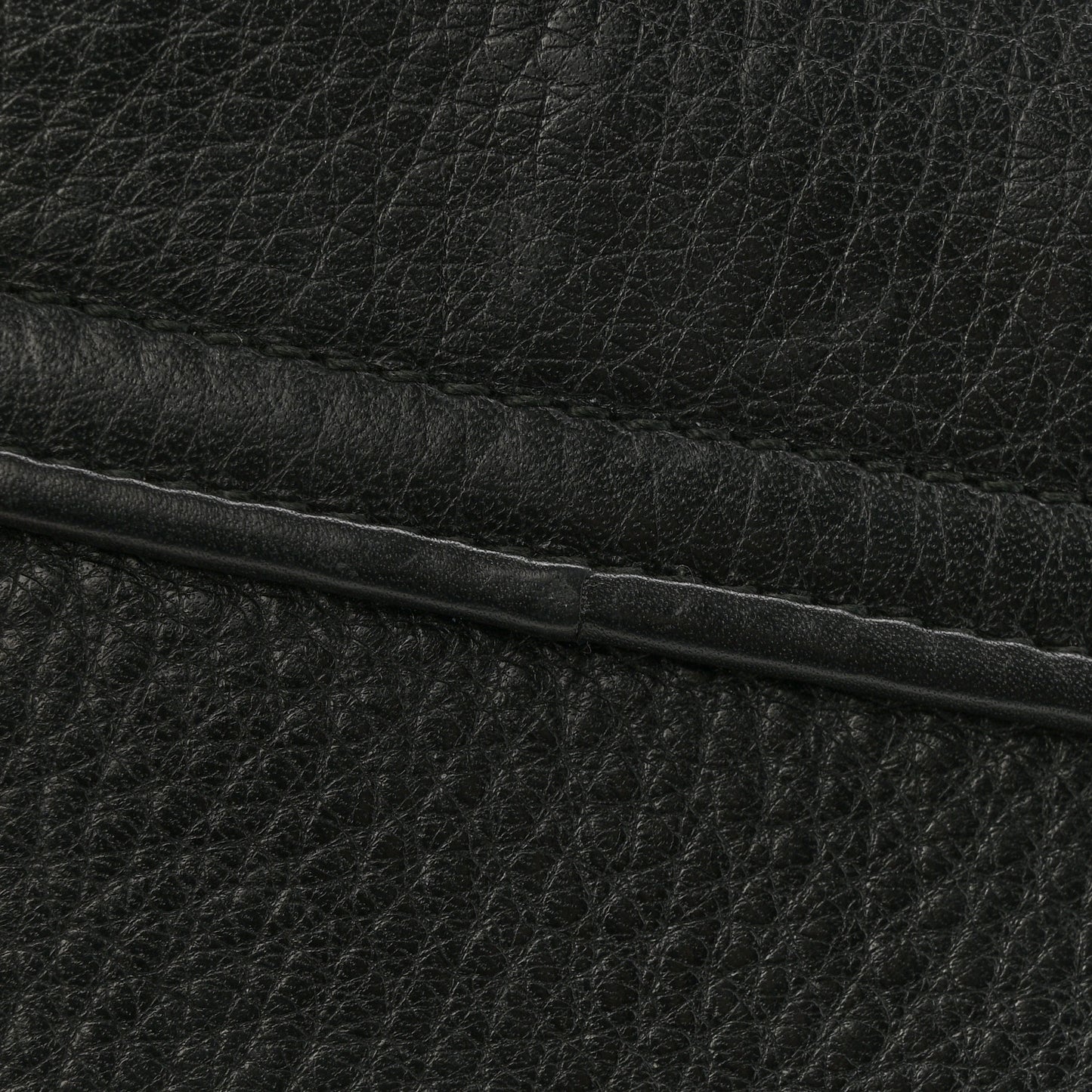 Pebbled Calfskin Small 1973 Chain Shoulder Bag Black