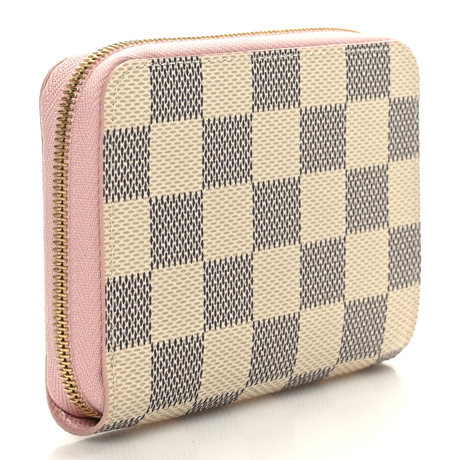 Louis Vuitton Damier Azur Zippy Coin Purse Rose Ballerine 3 of 6