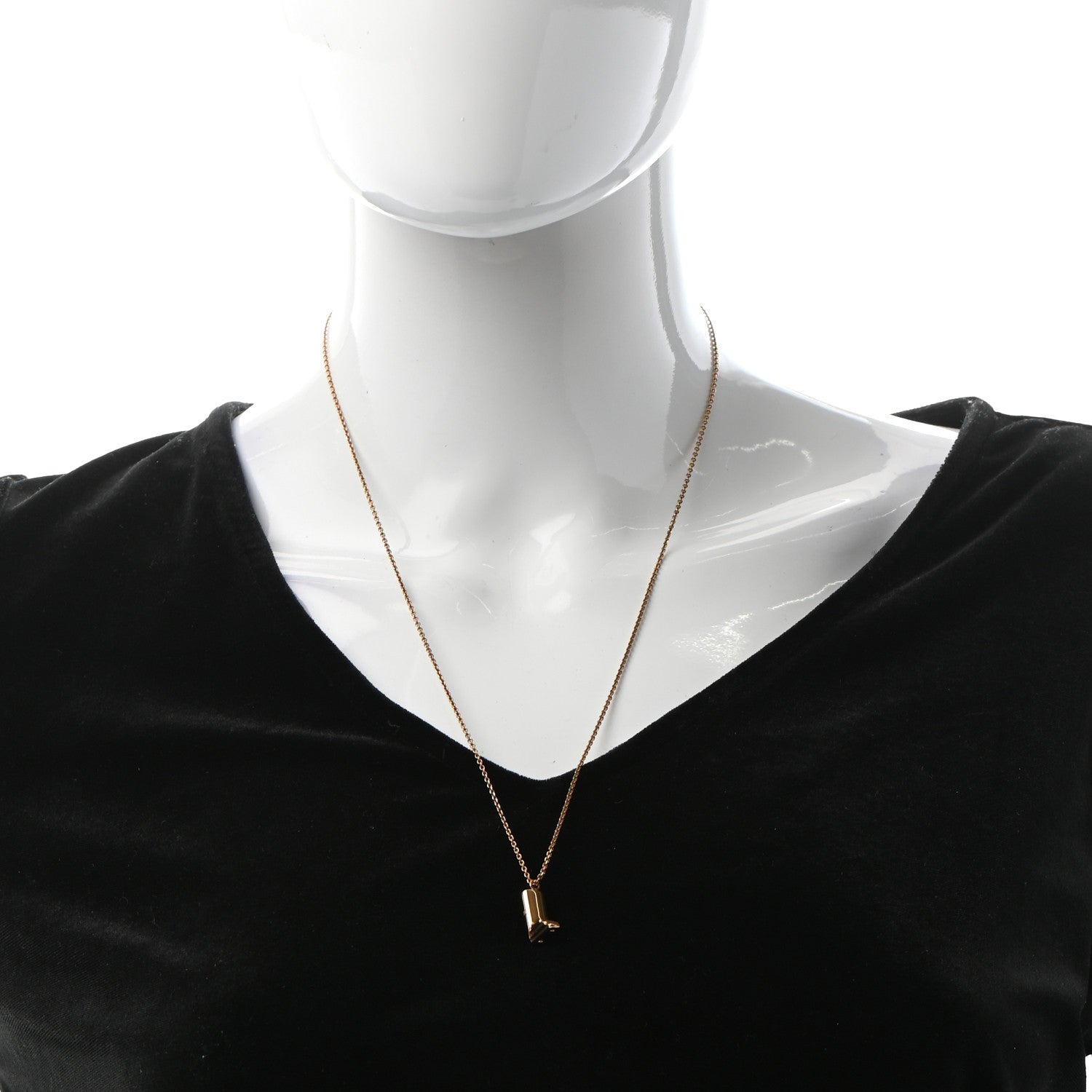 Louis Vuitton LV And Me Letter L Necklace Gold 2 of 6