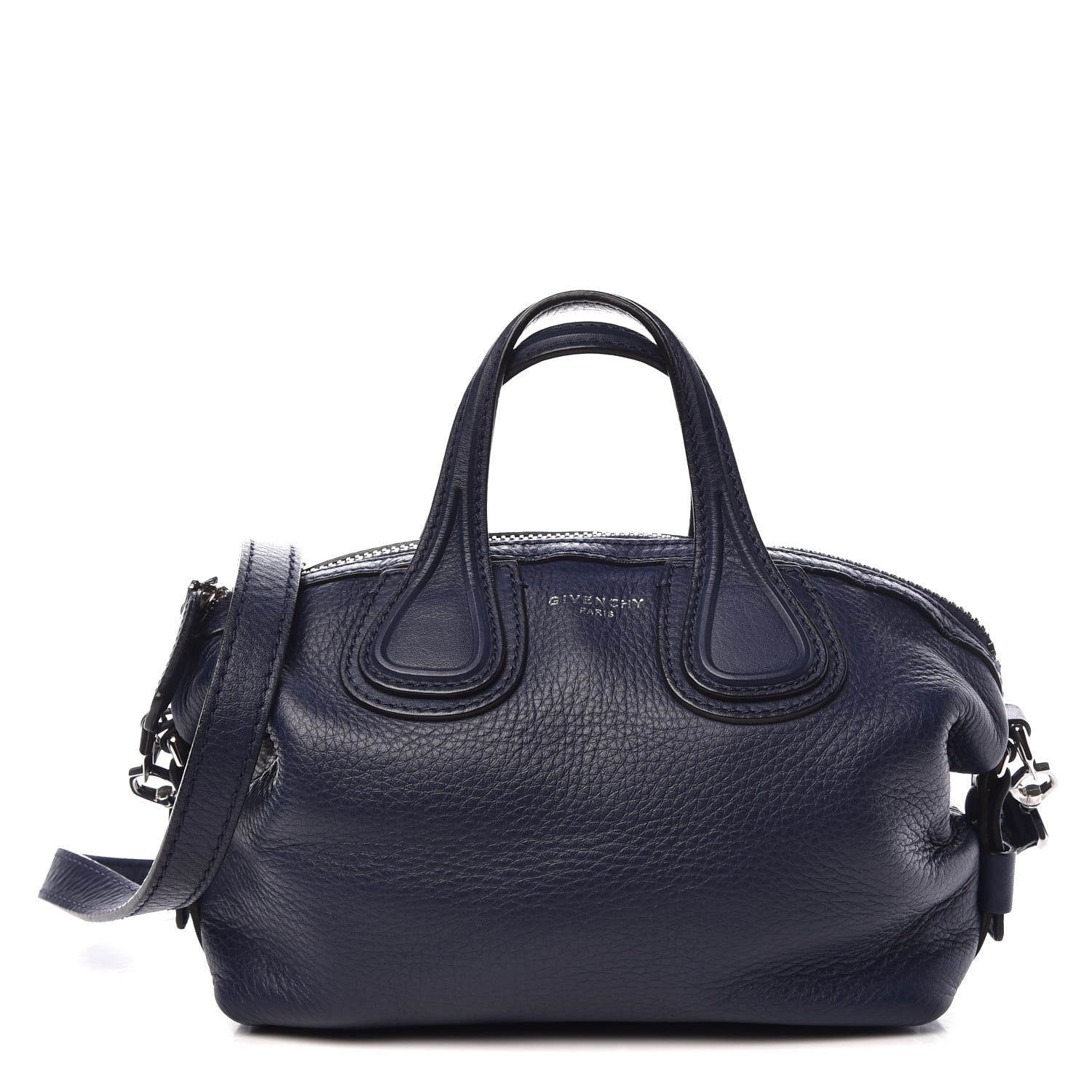 Givenchy Waxed Calfskin Micro Nightingale Navy 1 of 8
