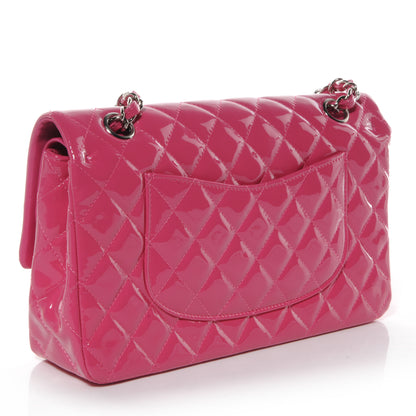 Chanel Patent Quilted Medium Double Flap Pink 4 of 9