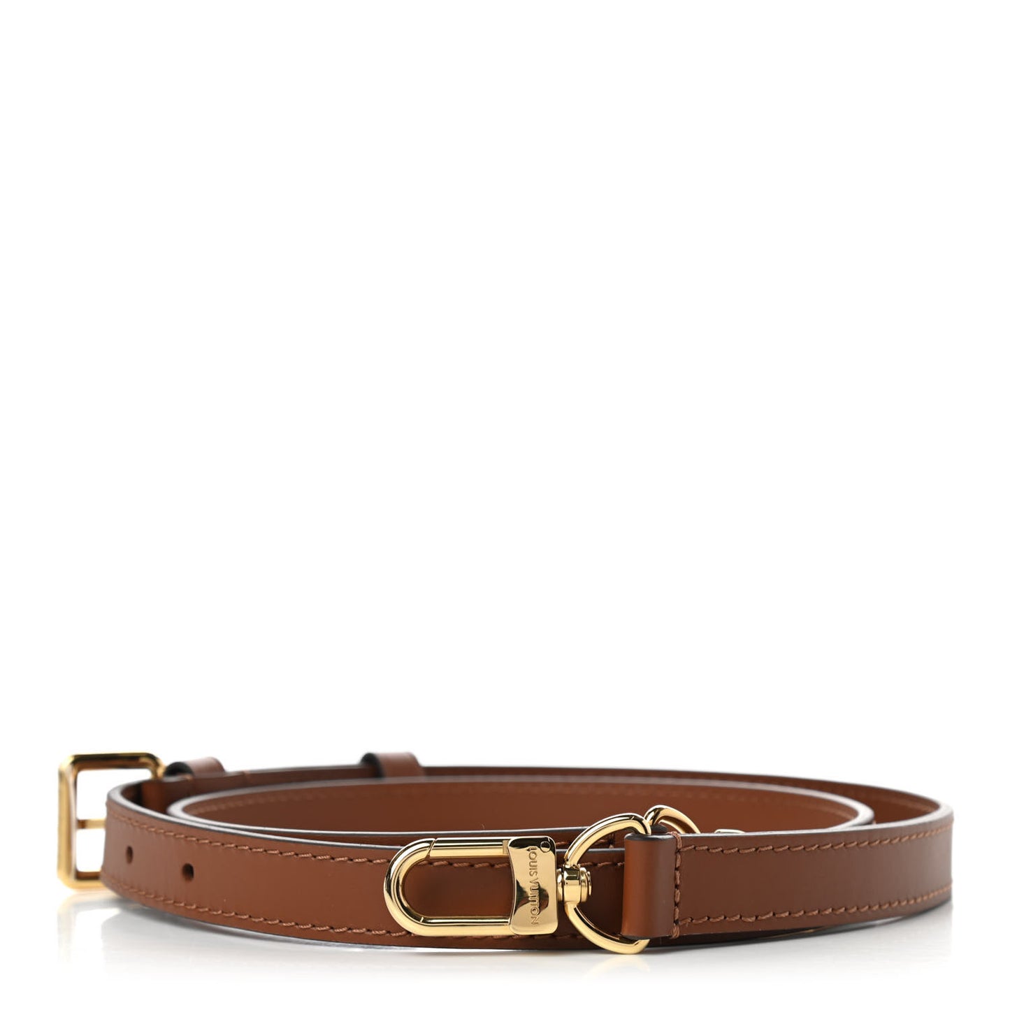 Calfskin V Tote BB Shoulder Strap Caramel