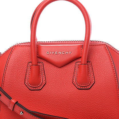 Givenchy Sugar Goatskin Mini Antigona Medium Red 10 of 10