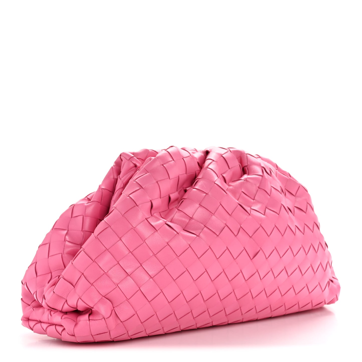 Nappa Maxi Intrecciato The Pouch Oversized Clutch Pink