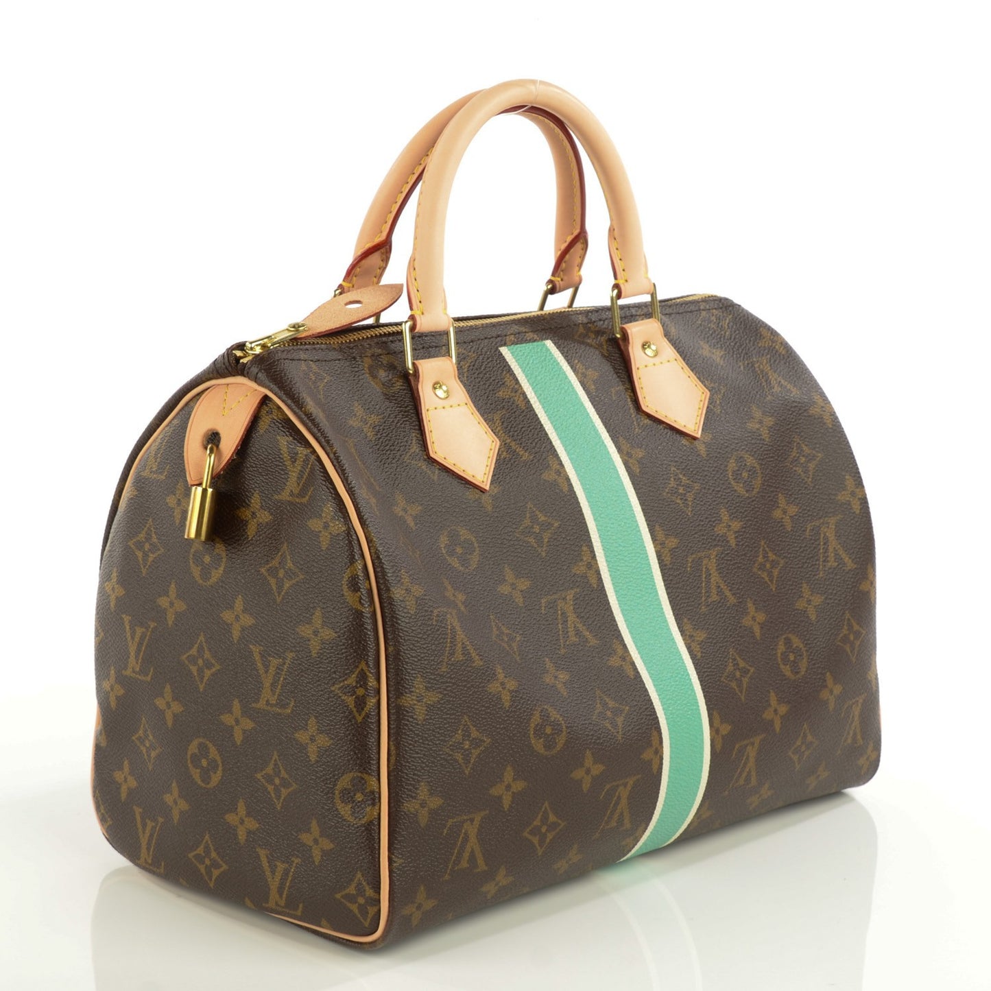 Monogram My LV Heritage Speedy 30 Blue Clair White