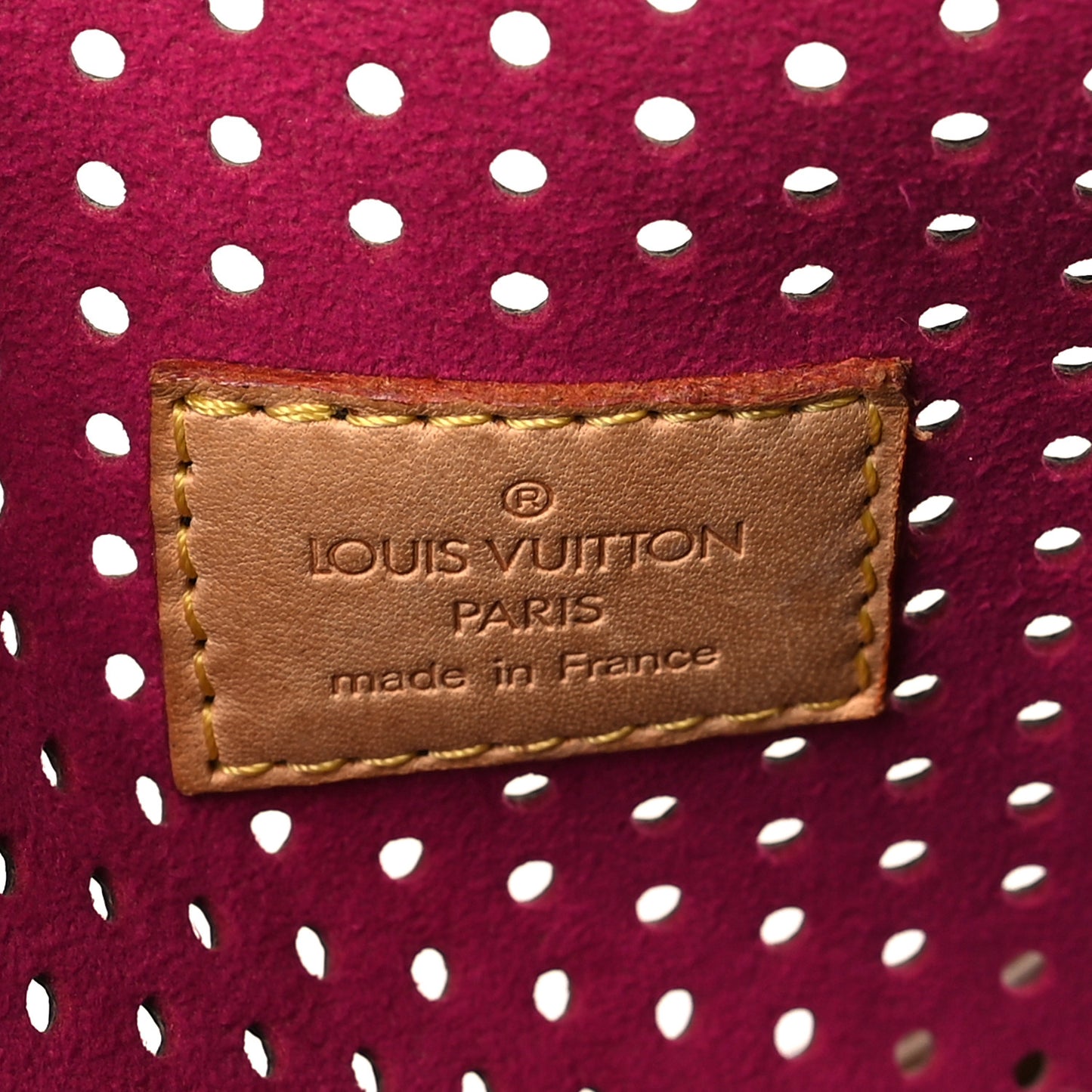 Monogram Perforated Speedy 30 Fuchsia