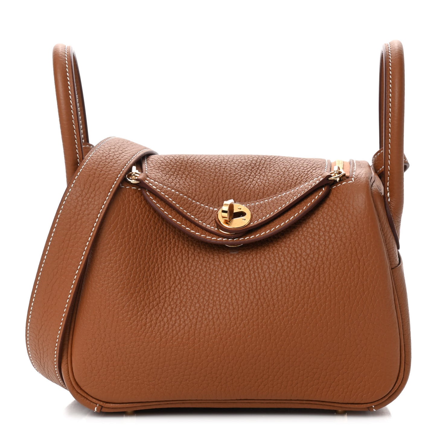 Taurillon Clemence Mini Lindy 20 Gold