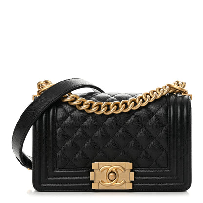 Chanel Caviar Quilted Small Boy Flap Black 1 of 13