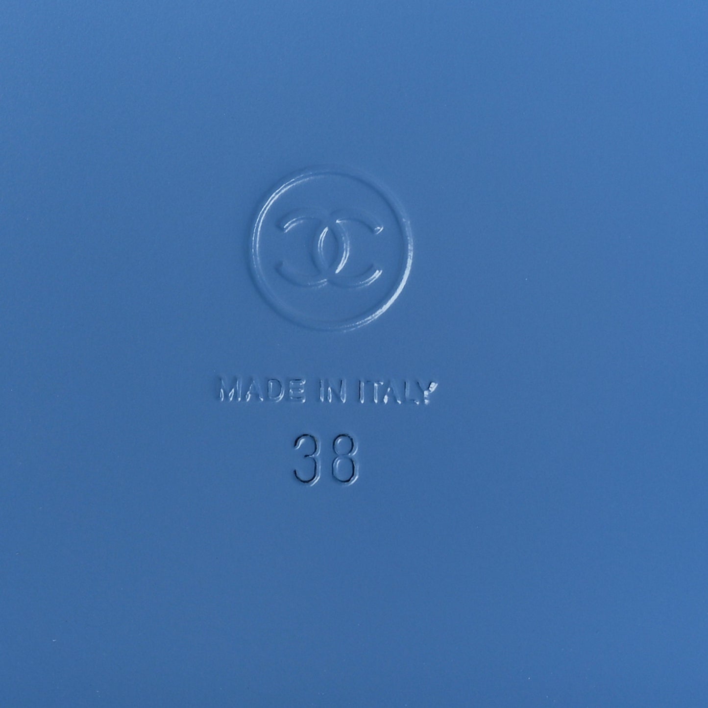 Denim CC Dad Sandals 38 Light Blue