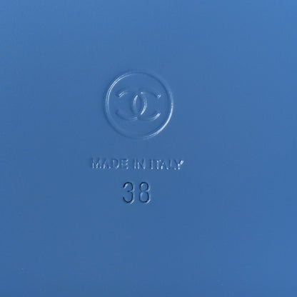 Chanel Denim CC Dad Sandals 38 Light Blue 8 of 8