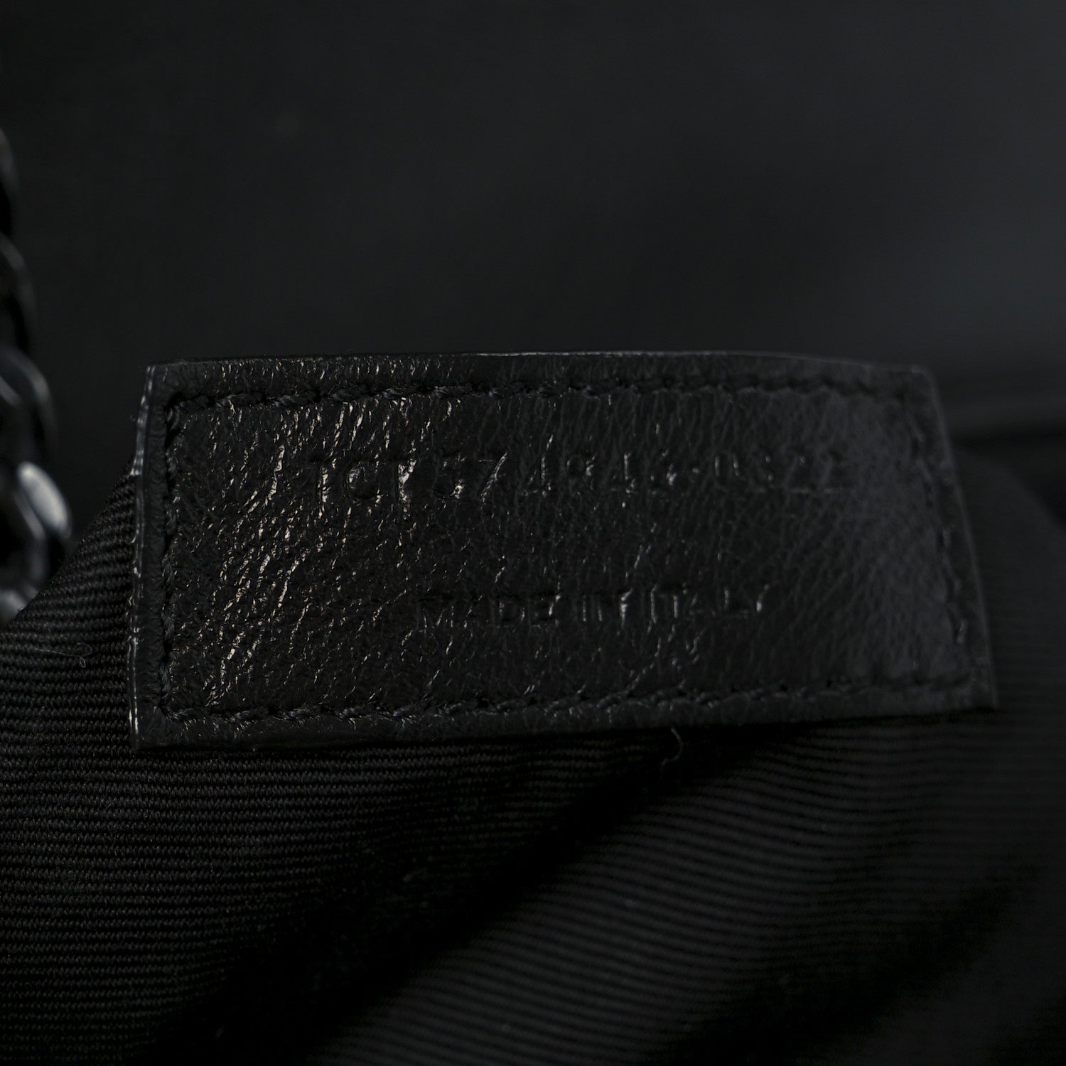 Saint Laurent Calfskin Y Quilted Monogram Monochrome Medium Loulou Chain Satchel Black 8 of 11