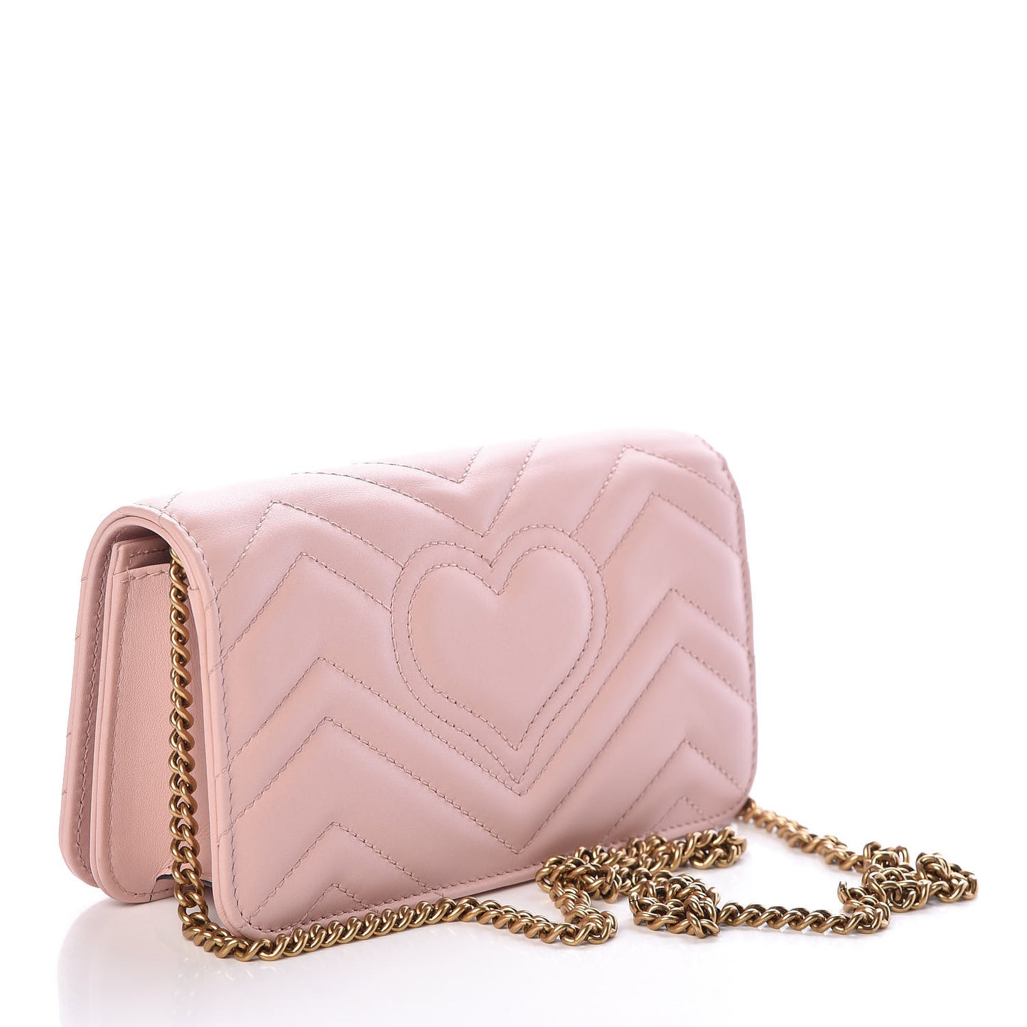 Calfskin Matelasse GG Marmont Mini Bag Perfect Pink
