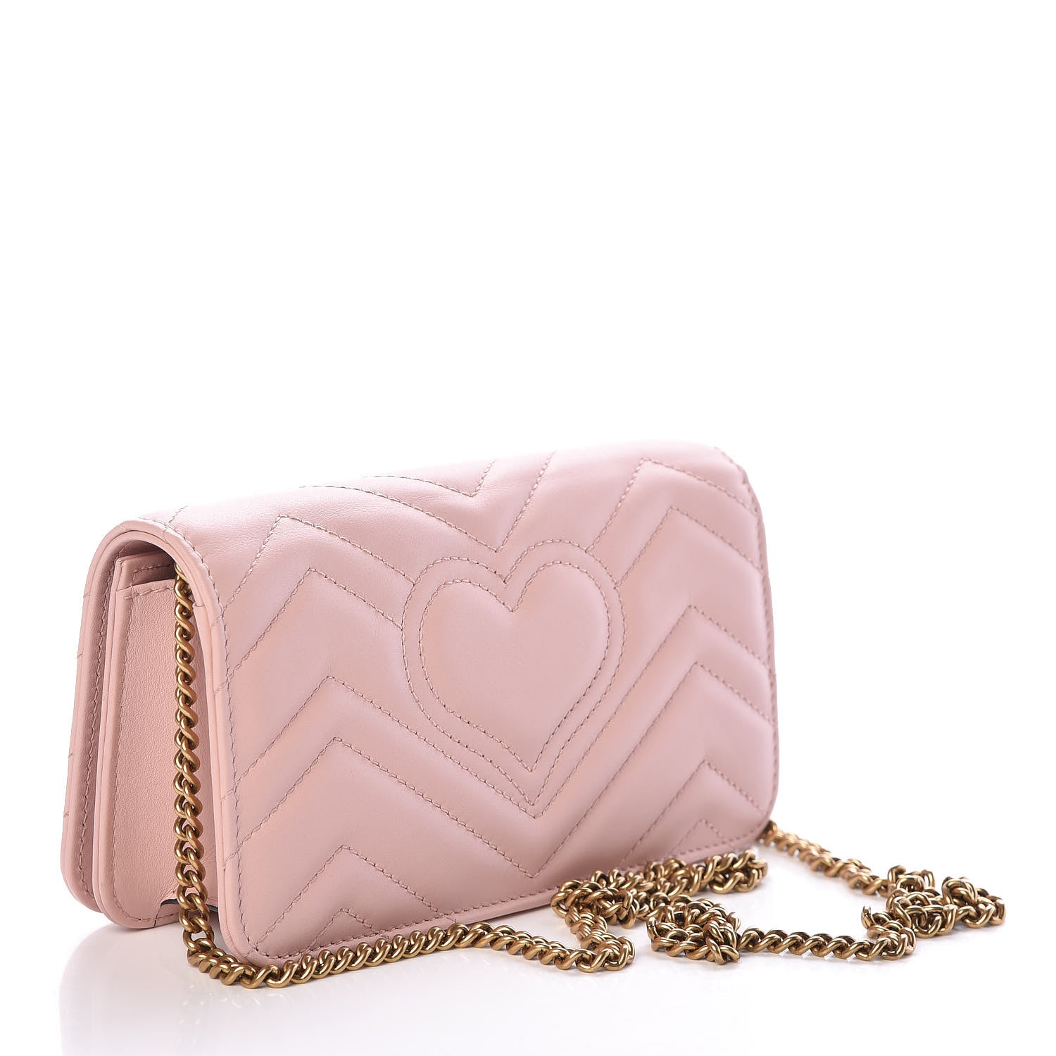Gucci Calfskin Matelasse GG Marmont Mini Bag Perfect Pink 3 of 8